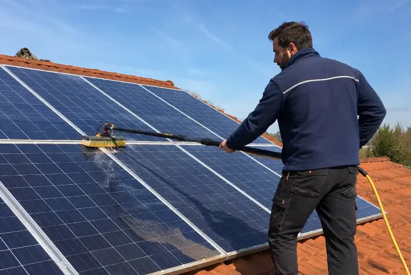 Nettoyage et entretien de panneaux solaires à la Bretonnière-la-Claye